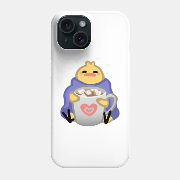 Hot Cocoa Birdblob Phone Case by Sabtastic