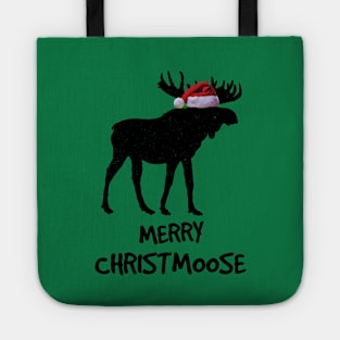 Merry Christmoose: Funny Merry Christmas for Moose Lovers Tote