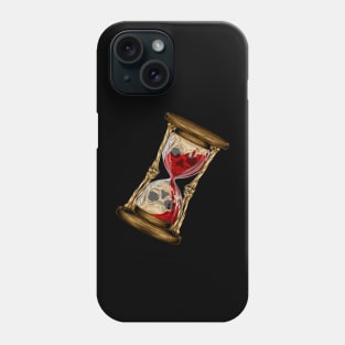 Skull hourglass Phone Case