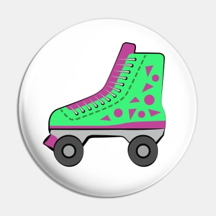 Roller Skate - Vector Illustration Pin