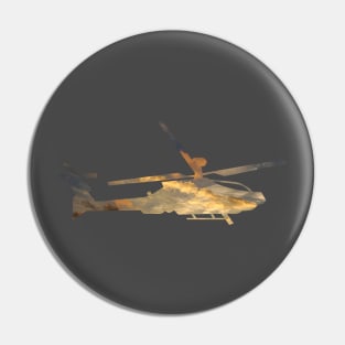 Attack Helicopter Pin