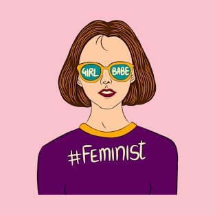 Womens right-Boss babe feminist T-Shirt