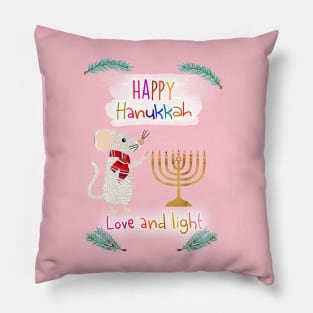 Happy Hanukkah Pillow