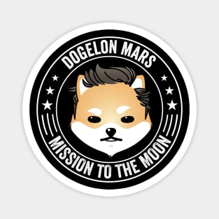 Vintage Dogelon Mars Coin To The Moon Crypto Token Cryptocurrency Wallet Birthday Gift For Men Women Kids Magnet