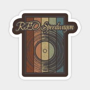 REO Speedwagon Vynil Silhouette Magnet