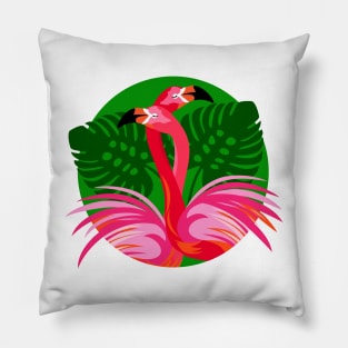 Flamingo Birds Love Hug Pillow