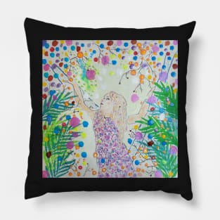 Conversations with fairies Pillow