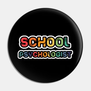 School psychologist Pin