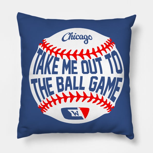 Take me out to the Ball game Pillow by Throwzack