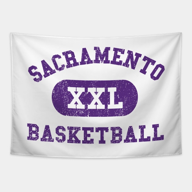 Sacramento Basketball II Tapestry by sportlocalshirts