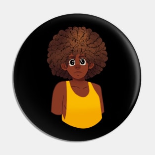 Radiant Afro Pin