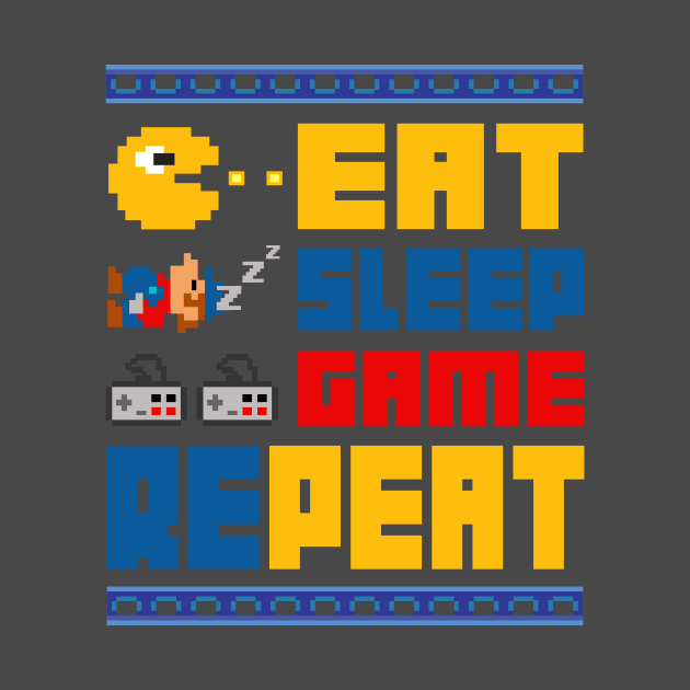 Eat. Sleep. Game. Repeat. by creativeartista