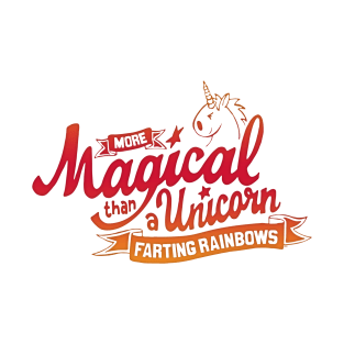 Unicorn Magic - Orange T-Shirt