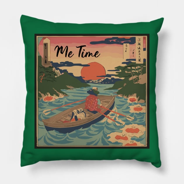 Me Time Pillow by OldSchoolRetro