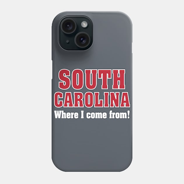 South Carolina Phone Case by Beja