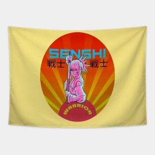 Senshi Warrior Girl Tapestry