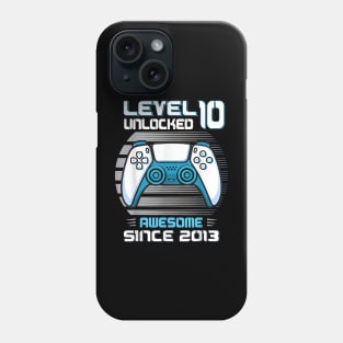 ten 10th Birthday 10 Year Old 2013 Gamer 10yr BDay Son Boys Phone Case