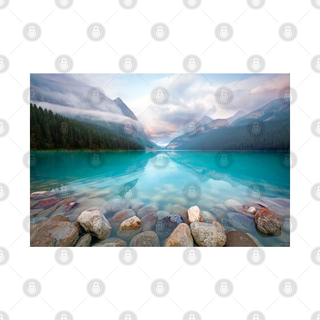 Inspiration at Lake Louise by SusannesArtShop