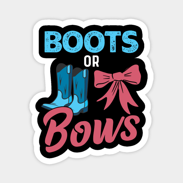 Country Gender Reveal Quote for a Western Family Magnet by ErdnussbutterToast