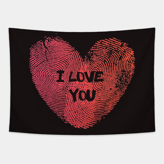 i love you Tapestry by ifunly