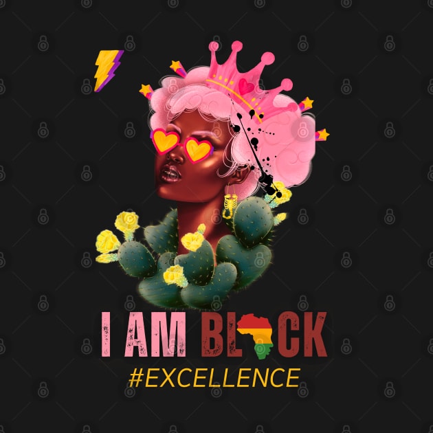 I Am Black Excellence Melanin Women Black Month History 2023 by Adam4you