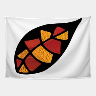 Minimal Geometric Leaf Tapestry