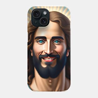 Jesus Christ smiling Phone Case