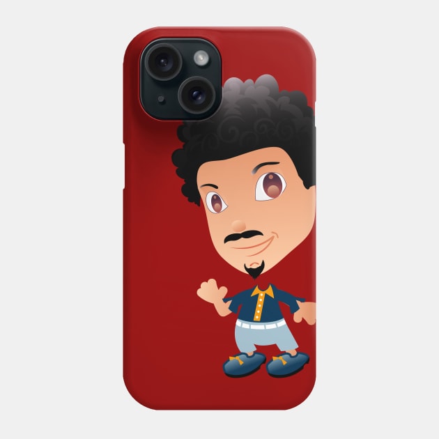 "Charlie" - Little People of Technopolis Phone Case by George Barakoukakis