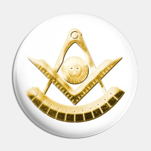 Freemasonry - Jewel of Past Master for Blue Lodge Pin