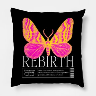 graphic street wear butterfly Pillow