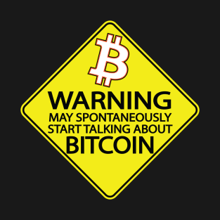 Spontaneously Bitcoin Rear Print T-Shirt