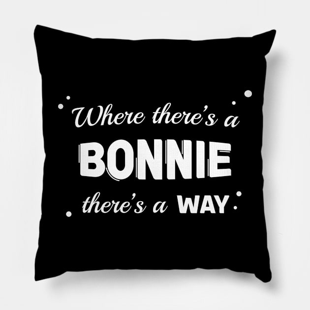 Bonnie Name Saying Design For Proud Bonnies Pillow by c1337s