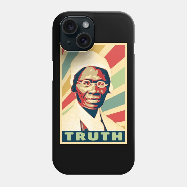 Sojourner Truth Vintage Colors Phone Case by Nerd_art