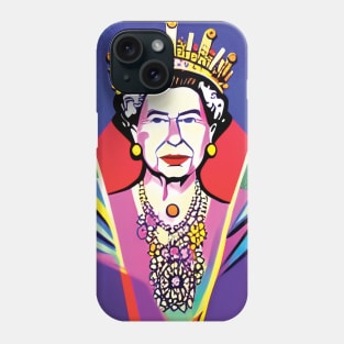 Queen Elizabeth II-Art Deco Phone Case