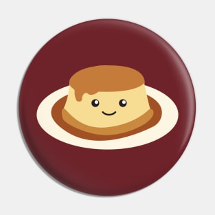 Cute Kawaii Flan Pin