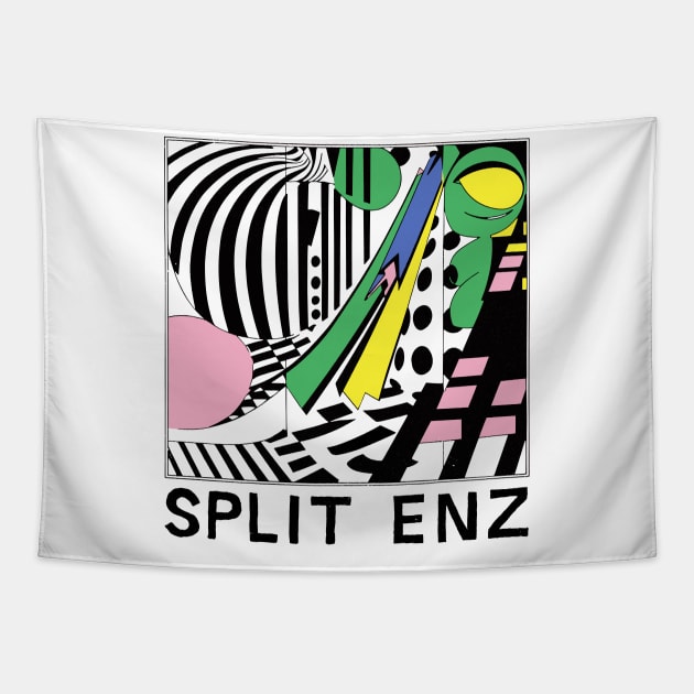 Split Enz --- Fan Tribute Art Tapestry by unknown_pleasures