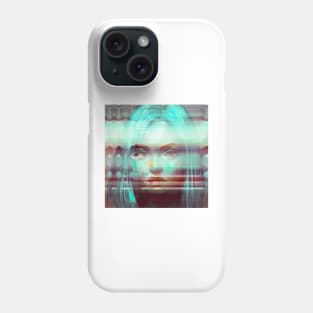 METABOLISM Glitch Art Trippy Portrait Phone Case