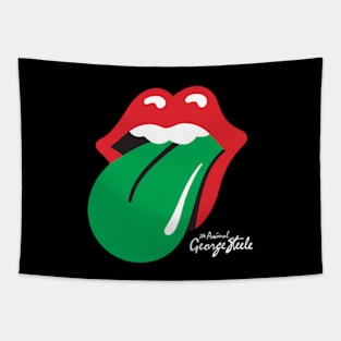 Hot Lips, Green Tongue Tapestry