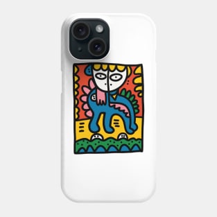 Colorful Graffiti Creature Phone Case