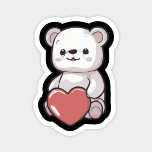 Valentine Bear Magnet