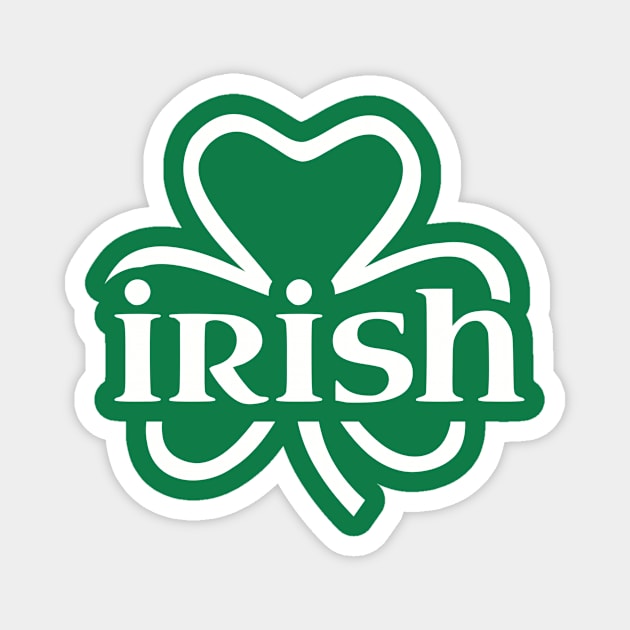 Irish Shamrock Magnet by Designzz