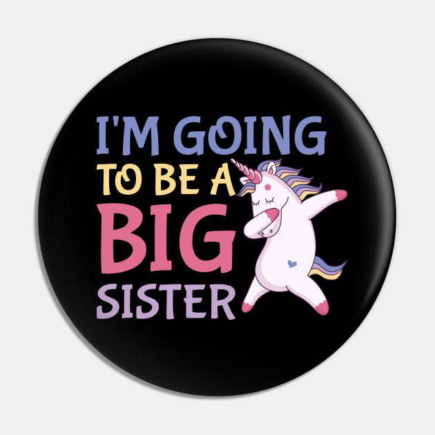 I'm going to be a big sister unicorn Pin by artdise