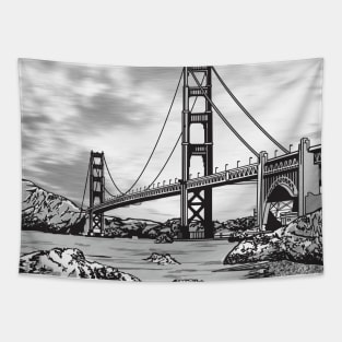 Golden Gate Bridge Tapestry