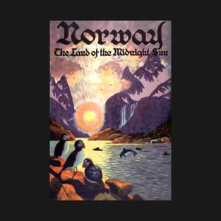 Vintage Travel Poster from Norway T-Shirt