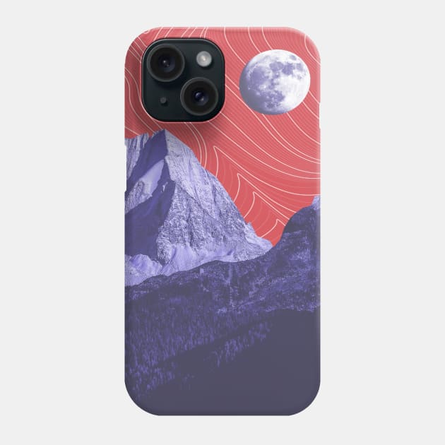 landscape moon Phone Case by SCL1CocoDesigns