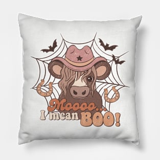 Moo ... I Mean Boo! Pillow