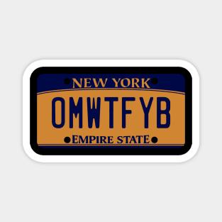 OMW2FYB License Plate Magnet