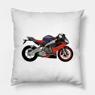 Motorcycle Aprilia RS 660 Lava Red Pillow