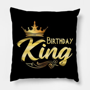 Mens Birthday, Birthday King, Boys Birthday Fathers Day Men Pillow