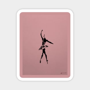 Charcoal Dancer Magnet